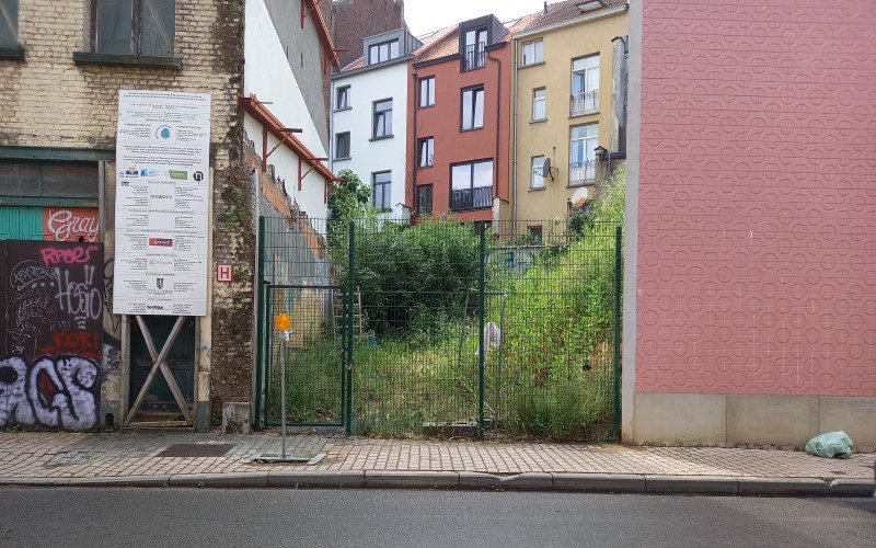 Braakliggend terrein in Brussel